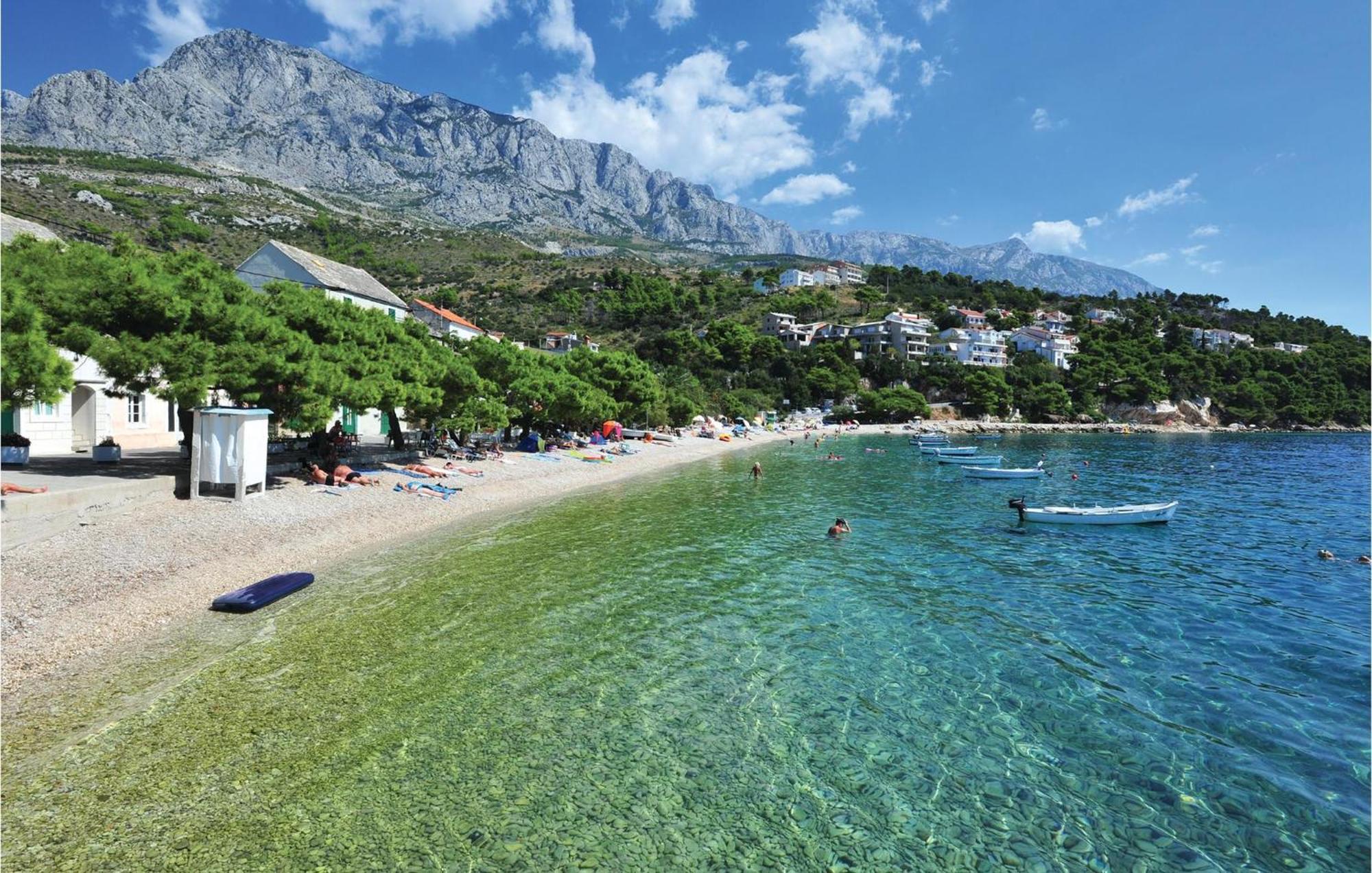 Nice Apartment In Krvavica With House Sea View Exterior foto